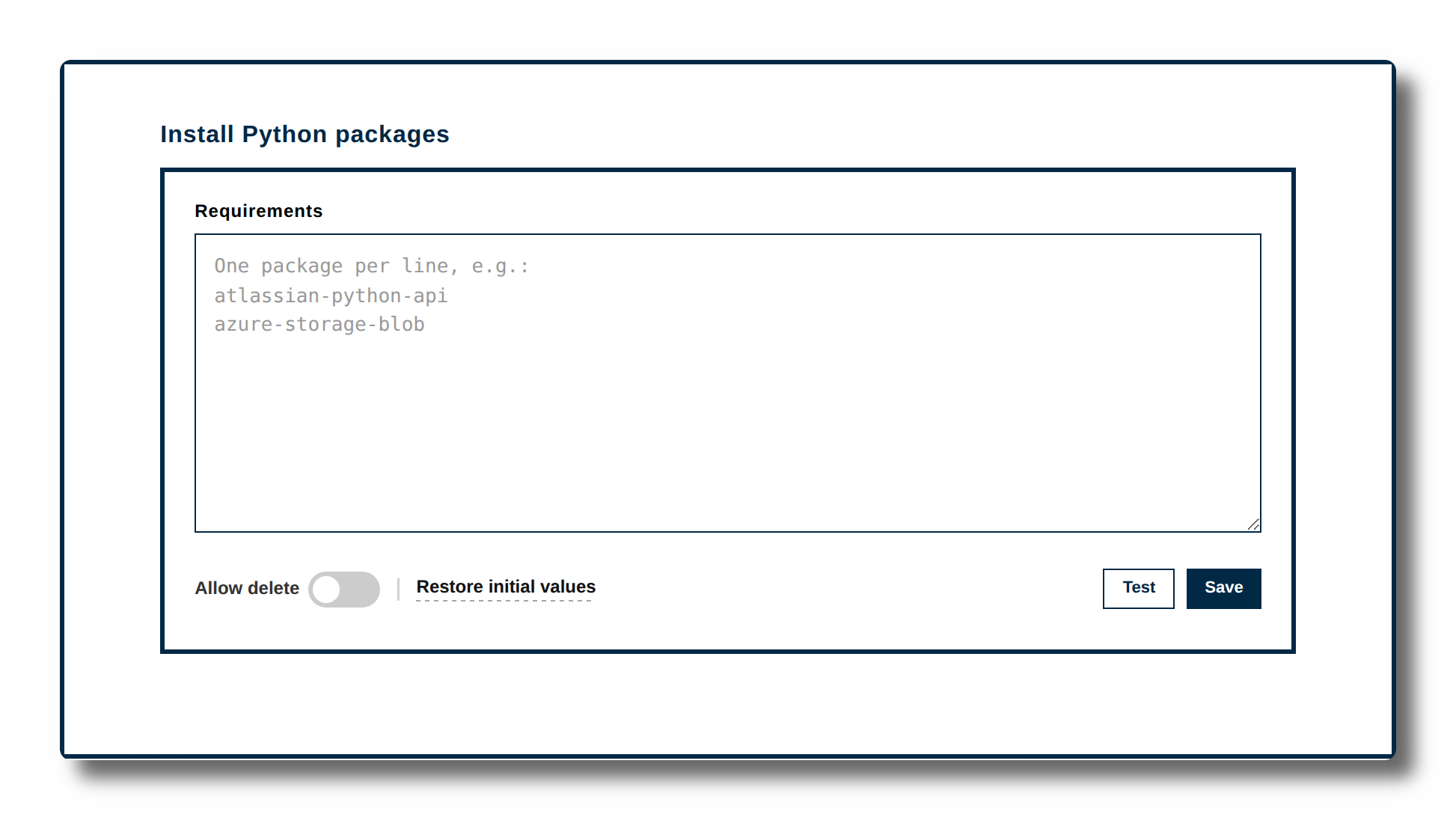 Python packages